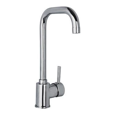 İTİMAT DELTA SERİSİ KUĞU MİKS EVİYE BATARYASI (Dik Borulu)(323T)
